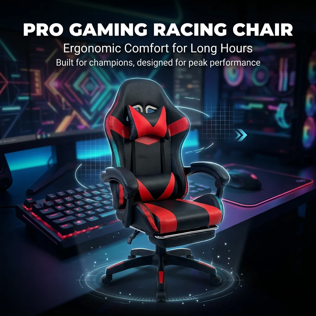 Diseño de silla para un espacio gaming